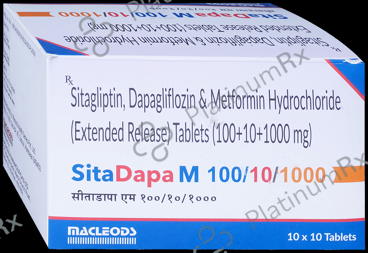 Sitadapa M 100/10/1000 Tablet ER