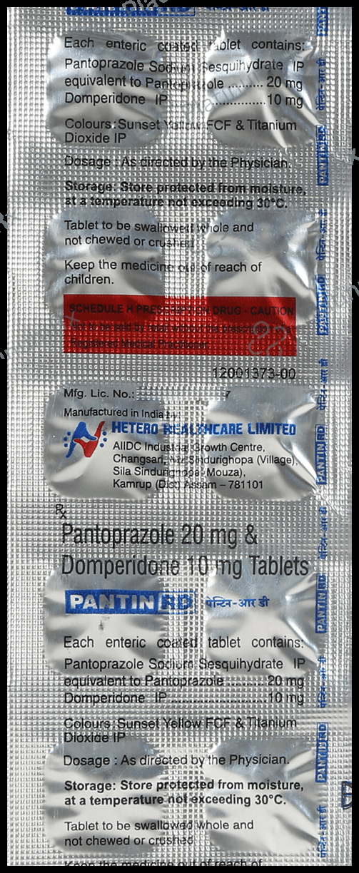 Pantin RD 10mg/20mg Tablet