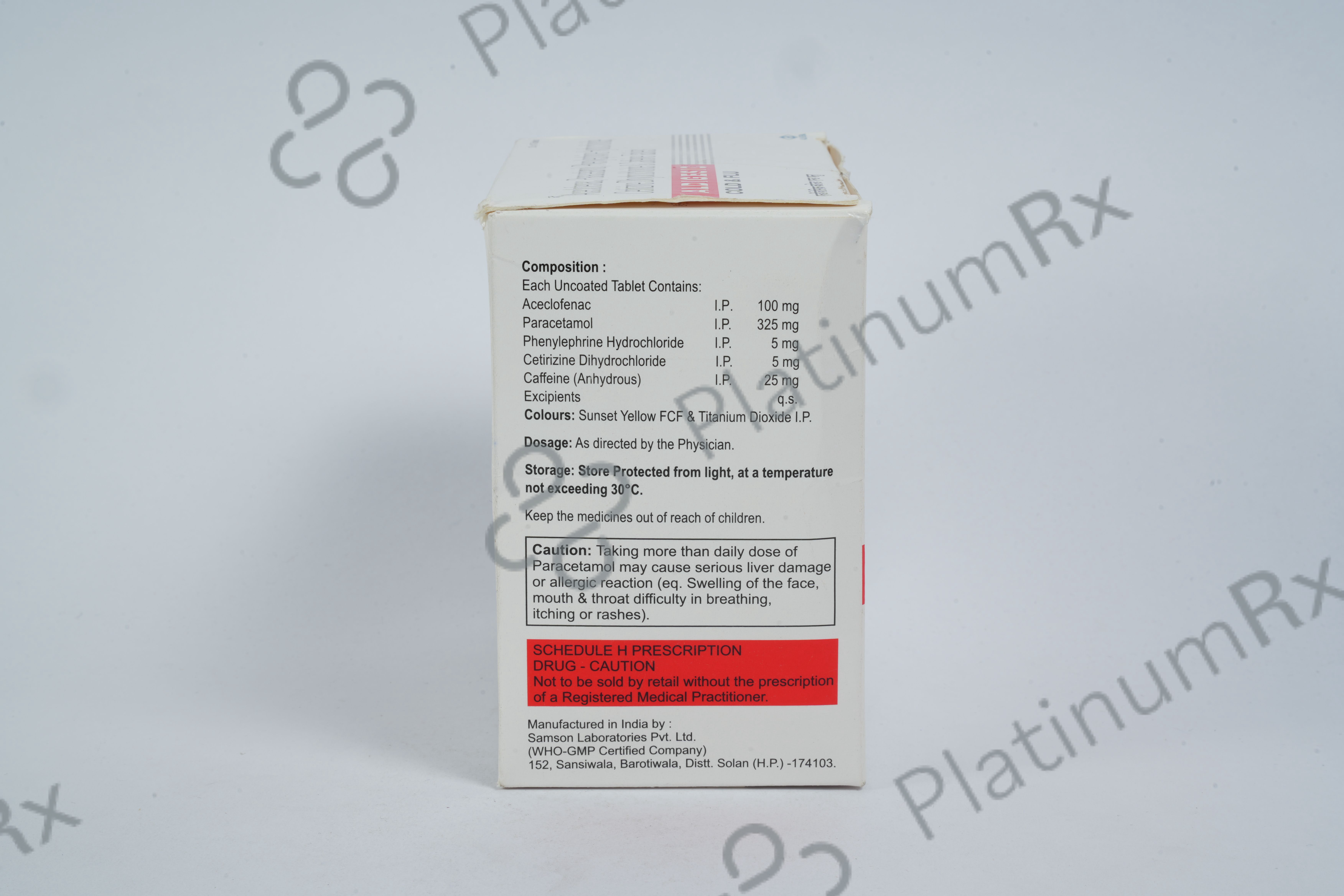 Aldigesic Cold &Flu Tablet 10s