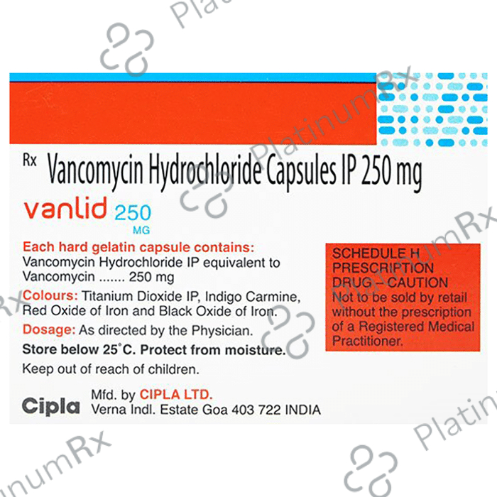 Vanlid 250mg Capsule 10s