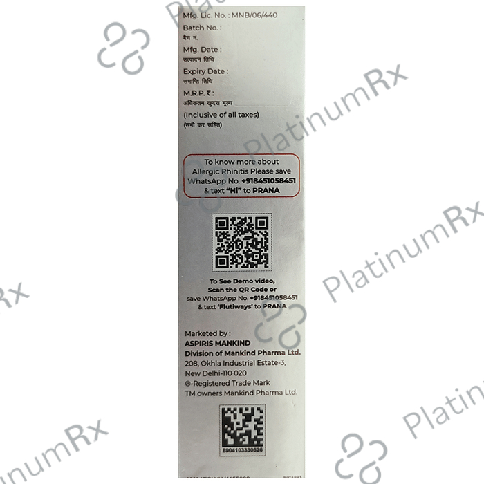Flutiways 27.5mcg Nasal Spray 16gm