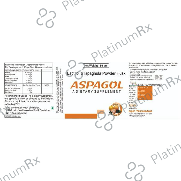 Aspagol Powder Husk Orange