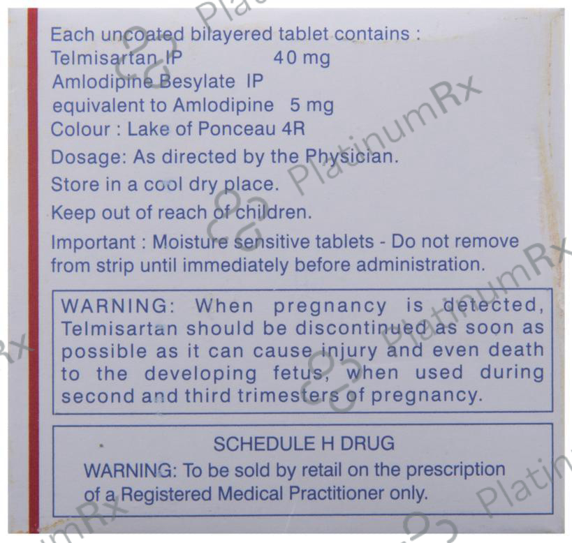 Telmed AM 5/40mg Tablet 10s