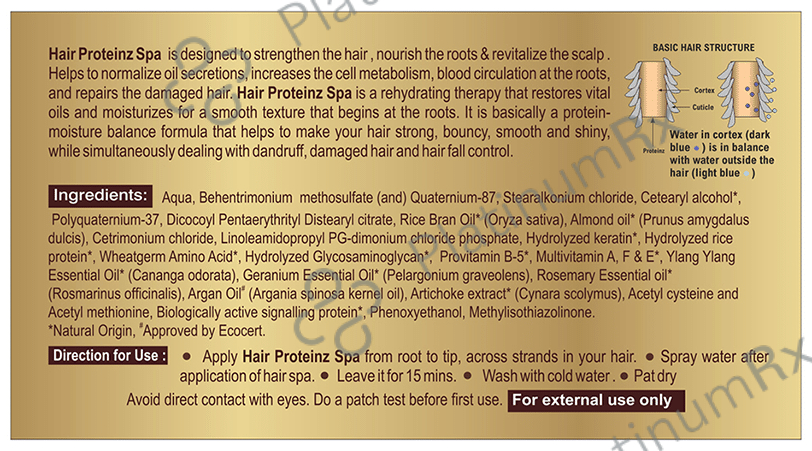 Passion Indulge Hair Proteinz Spa 250 gm