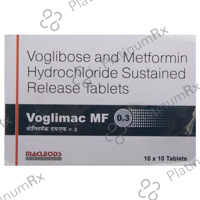 Voglimac MF 500/0.3mg Tablet SR 10s