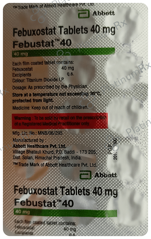 Febustat 40mg Tablet 15s