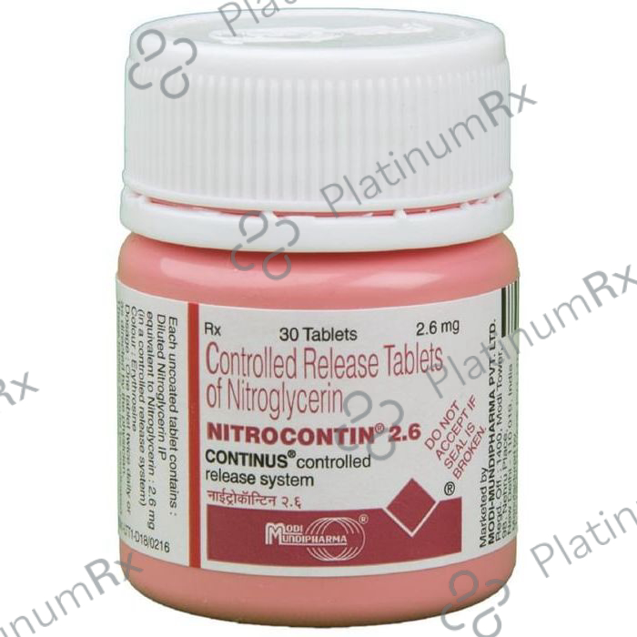 Nitrocontin 2.6mg Tablet CR 30s