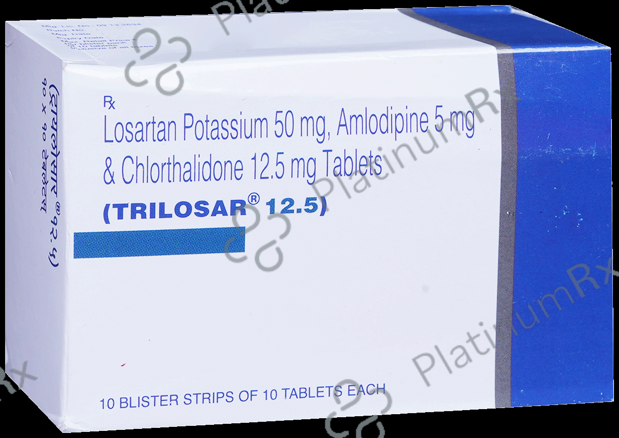 Trilosar 12.5/50/5mg Tablet 10s