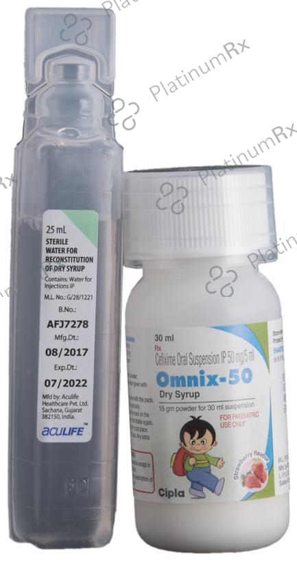 Omnix 50mg Dry Syrup 30ml