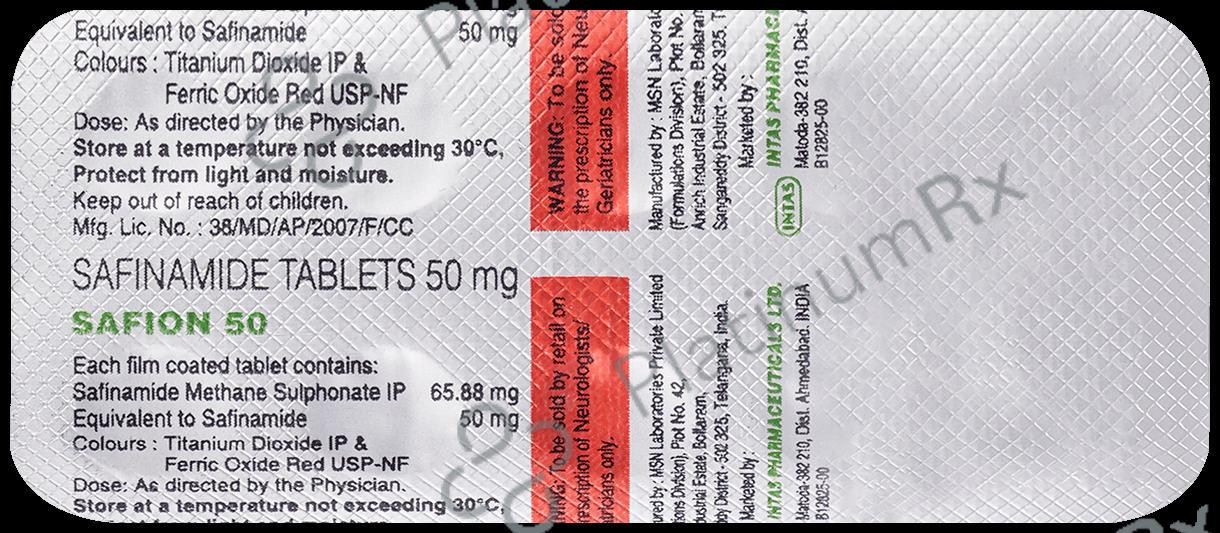 Safion 50mg Tablet 10s