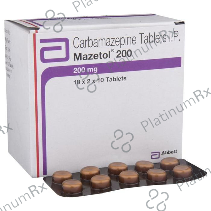 Mazetol 200mg Tablet 10s
