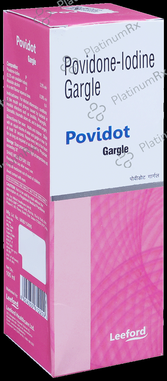 Povidot Gargle 100ml for Oral Care