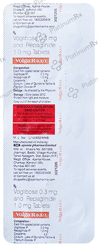 Volga R 1mg/0.3mg Tablet 10 Tablet