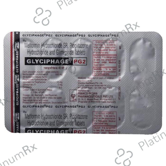 Glyciphage-PG2 Tablet SR 10 Tablet SR