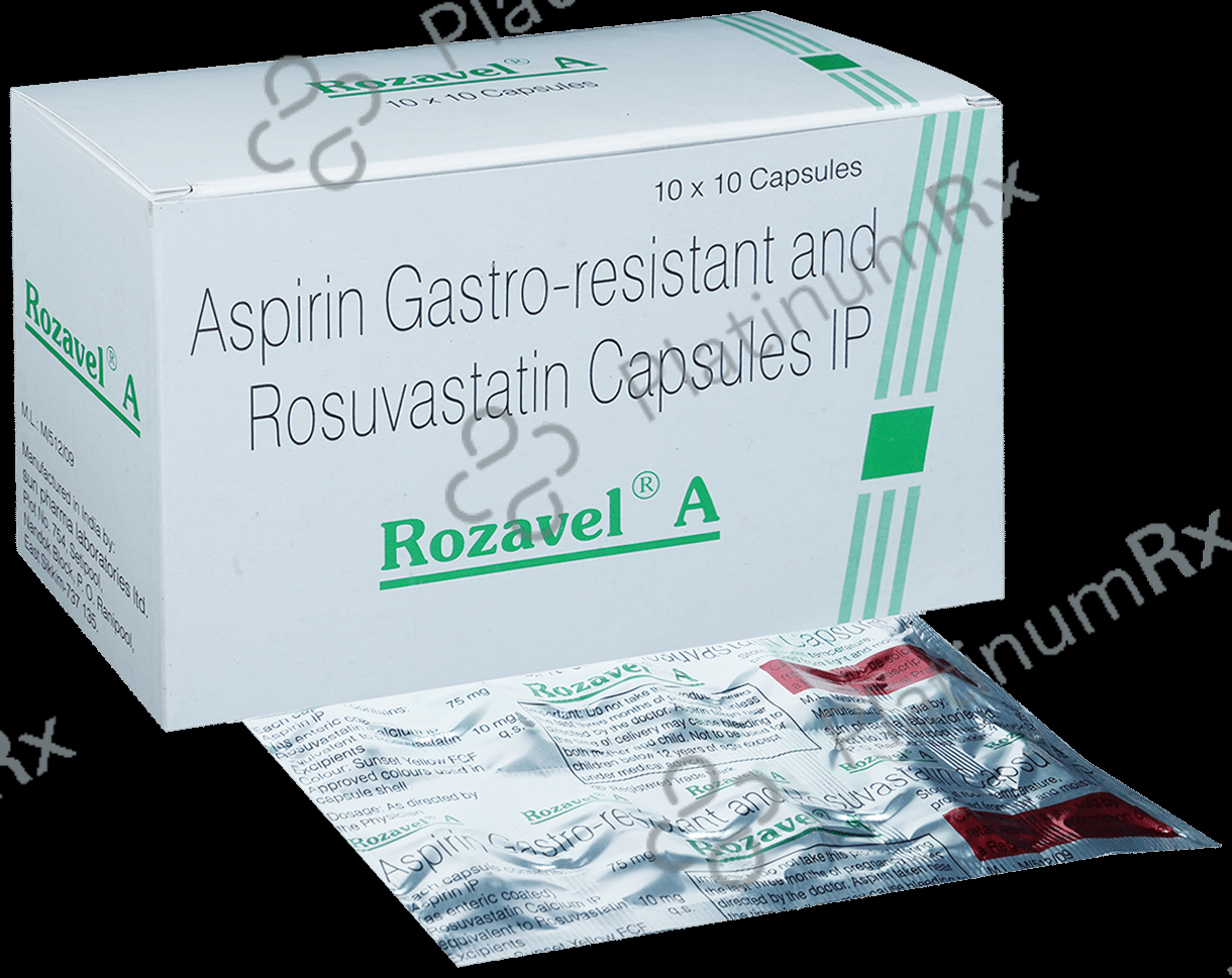 Rozavel A 75/10mg Capsule 10s