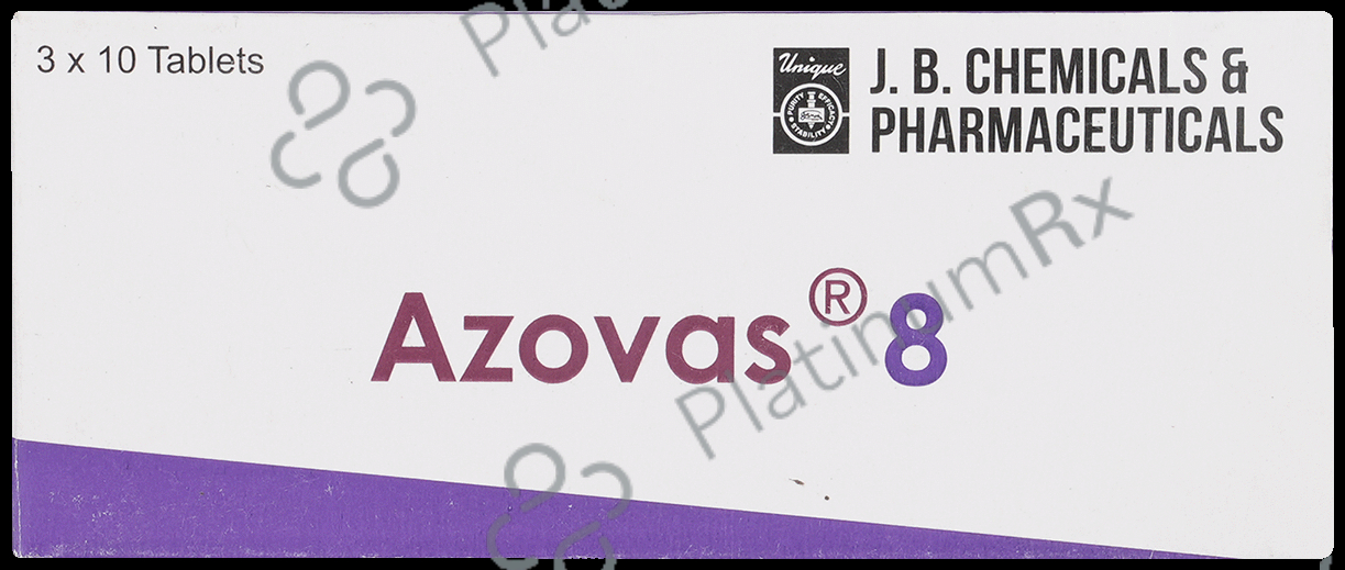 Azovas 8mg Tablet 10s