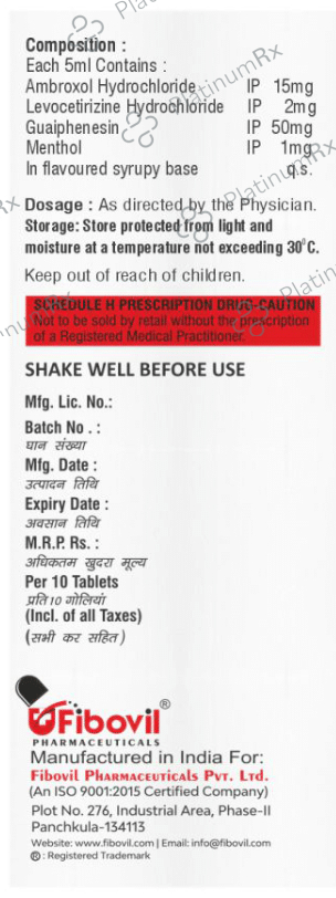 Offikuf AL Syrup Sugar Free