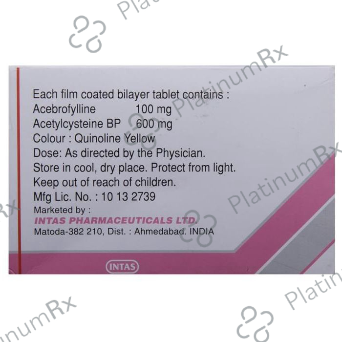 Broclear 100/600mg Tablet 10s