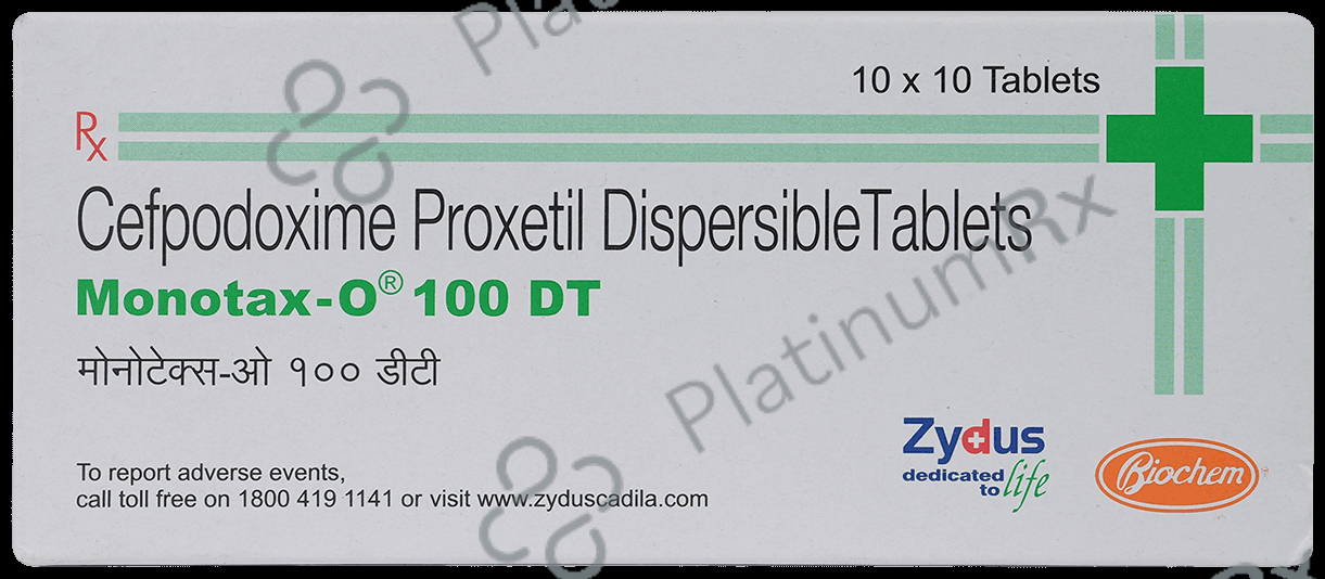 Monotax O 100mg Tablet DT