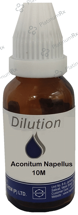 Hapro Aconitum Napellus Dilution 10M 100 ml