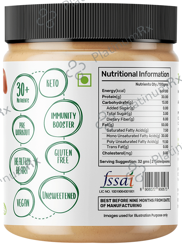 Zucchero The All Natural Peanut Butter Creamy 200 gm