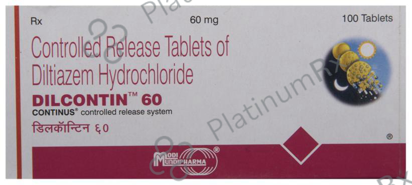 Dilcontin 60mg Tablet CR 10s