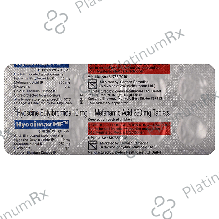 Hyocimax MF 10/250mg Tablet 10s