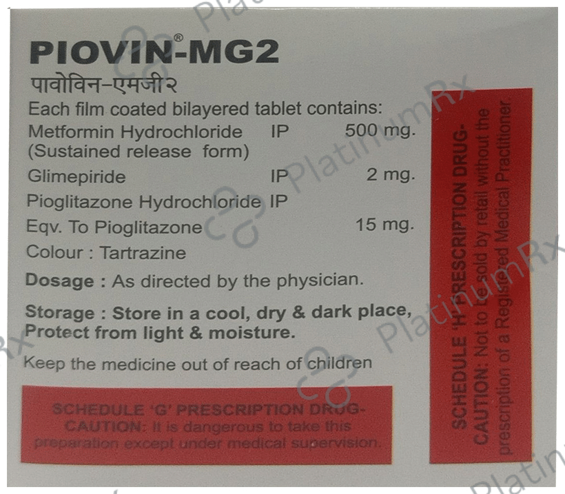 Piovin-MG 2 Tablet SR
