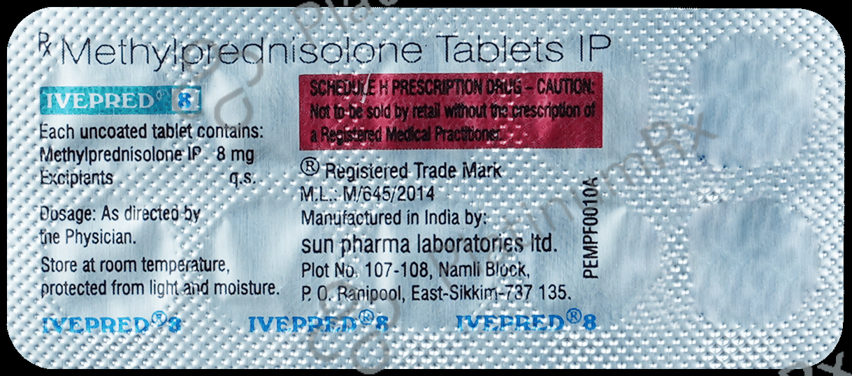 Ivepred 8mg Tablet 10s