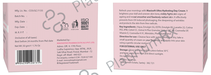 Maxisoft Ultra Hydrating Day Cream (50gm Each) 1 Jar