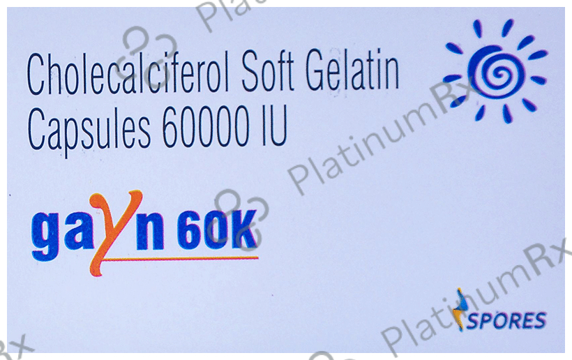 Gayn 60K Soft Gelatin Capsule
