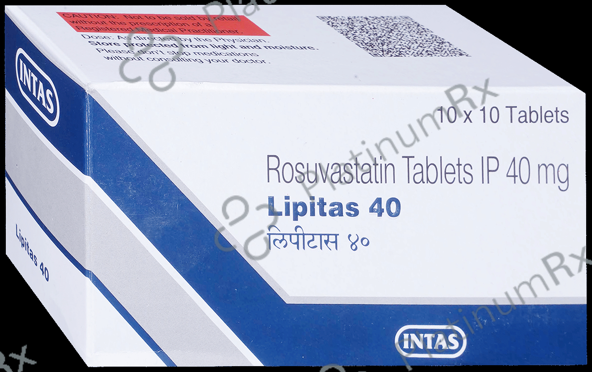 Lipitas 40mg Tablet 10s