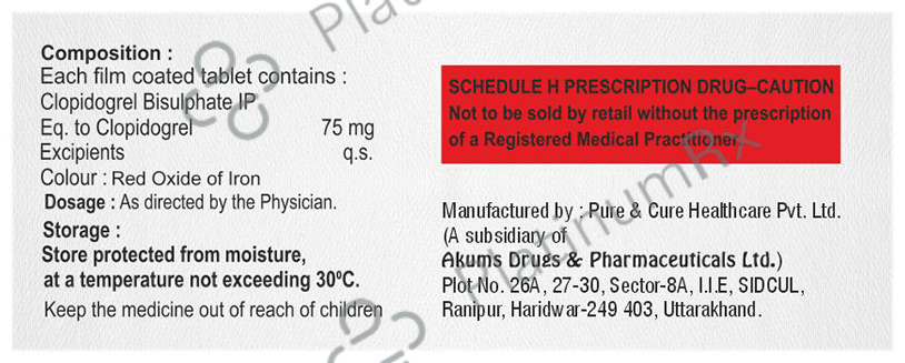 Cardiclop 75mg Tablet