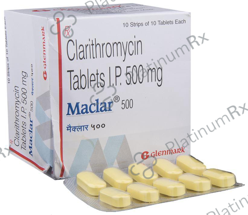 Maclar 500mg Tablet 10s