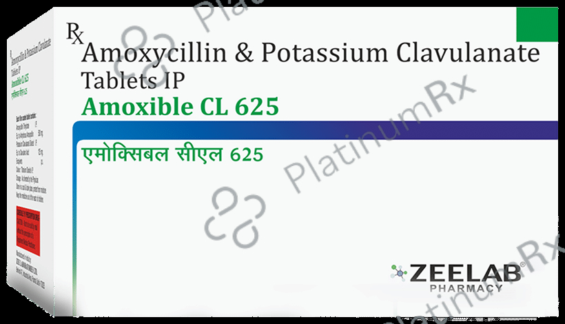 Amoxible-CL 625 Tablet 10 tablets
