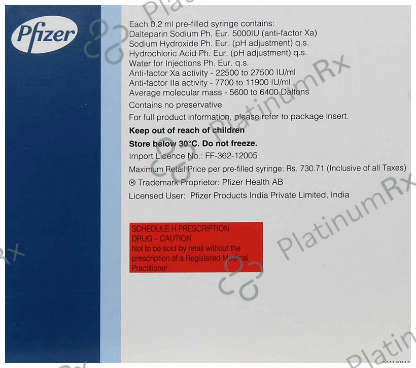 Fragmin 5000IU Injection