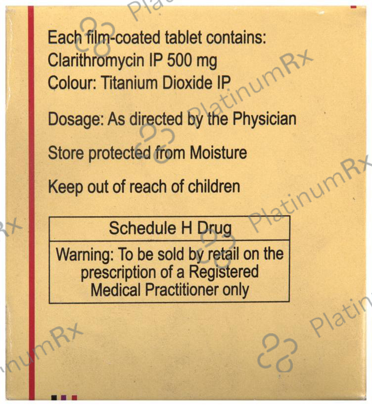 Clarbact 500mg Tablet 4s