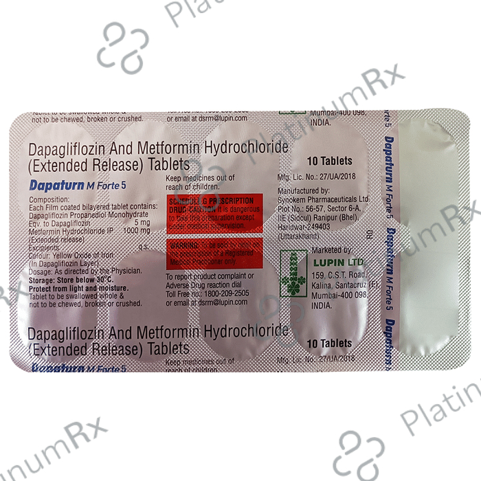 Dapaturn M Forte 5 Tablet ER