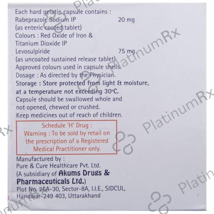 Derek L 75/20mg Capsule SR 10s