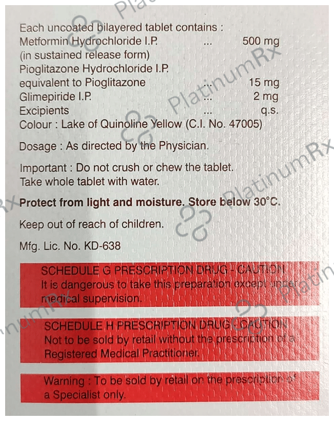 Glyciphage PG2 Tablet SR 15s