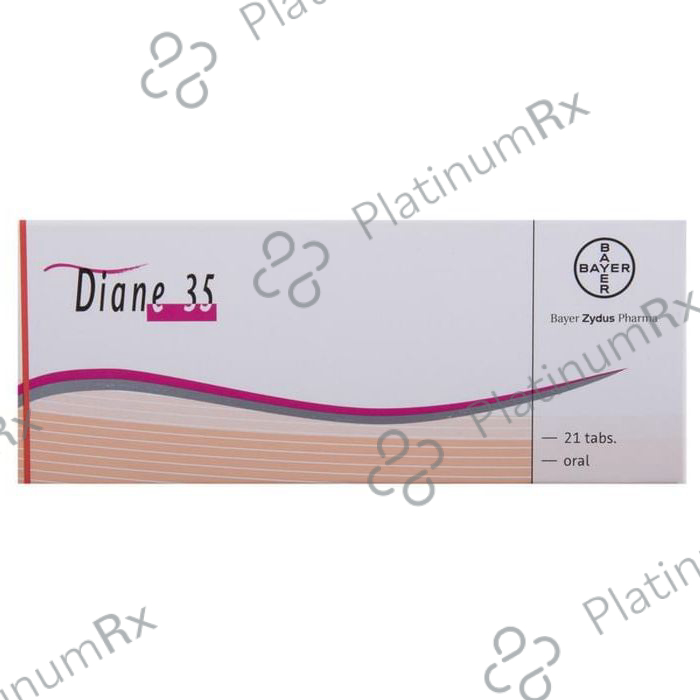 Diane 2/0.035mg Tablet 21s