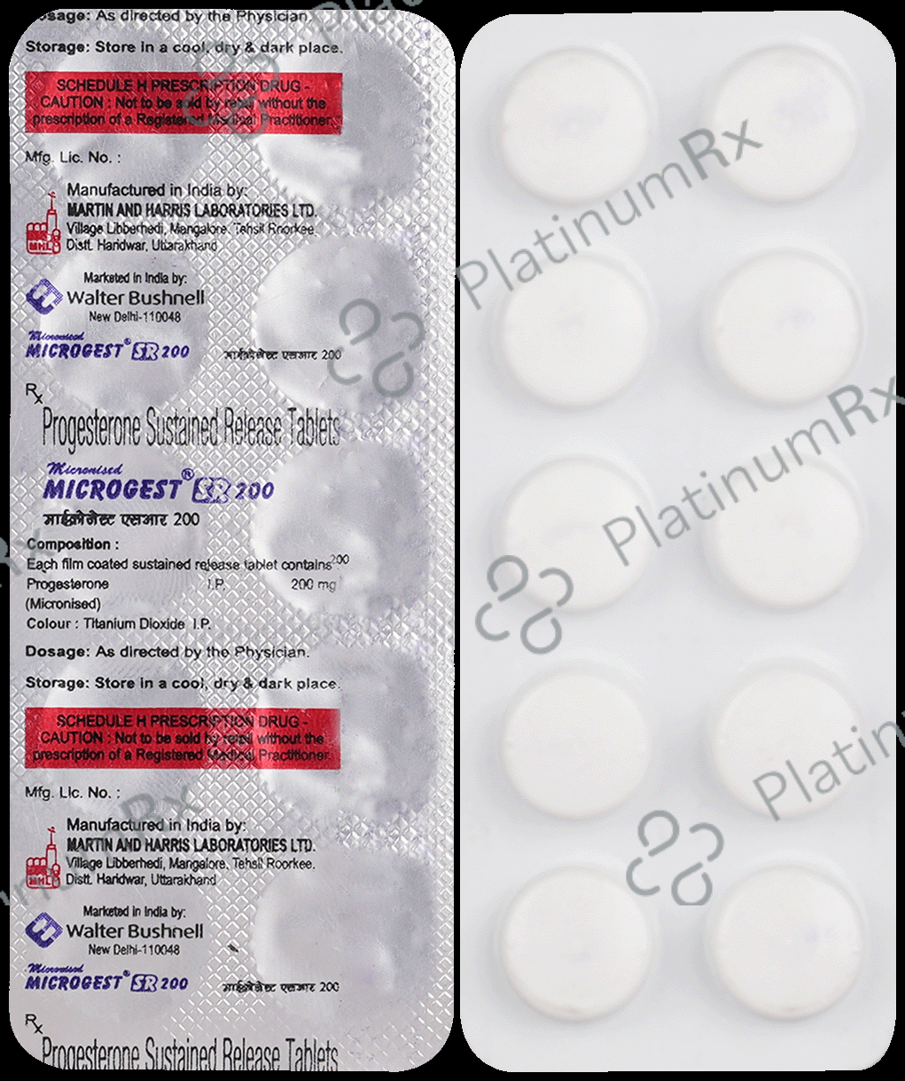 Microgest 200mg Tablet SR 10s