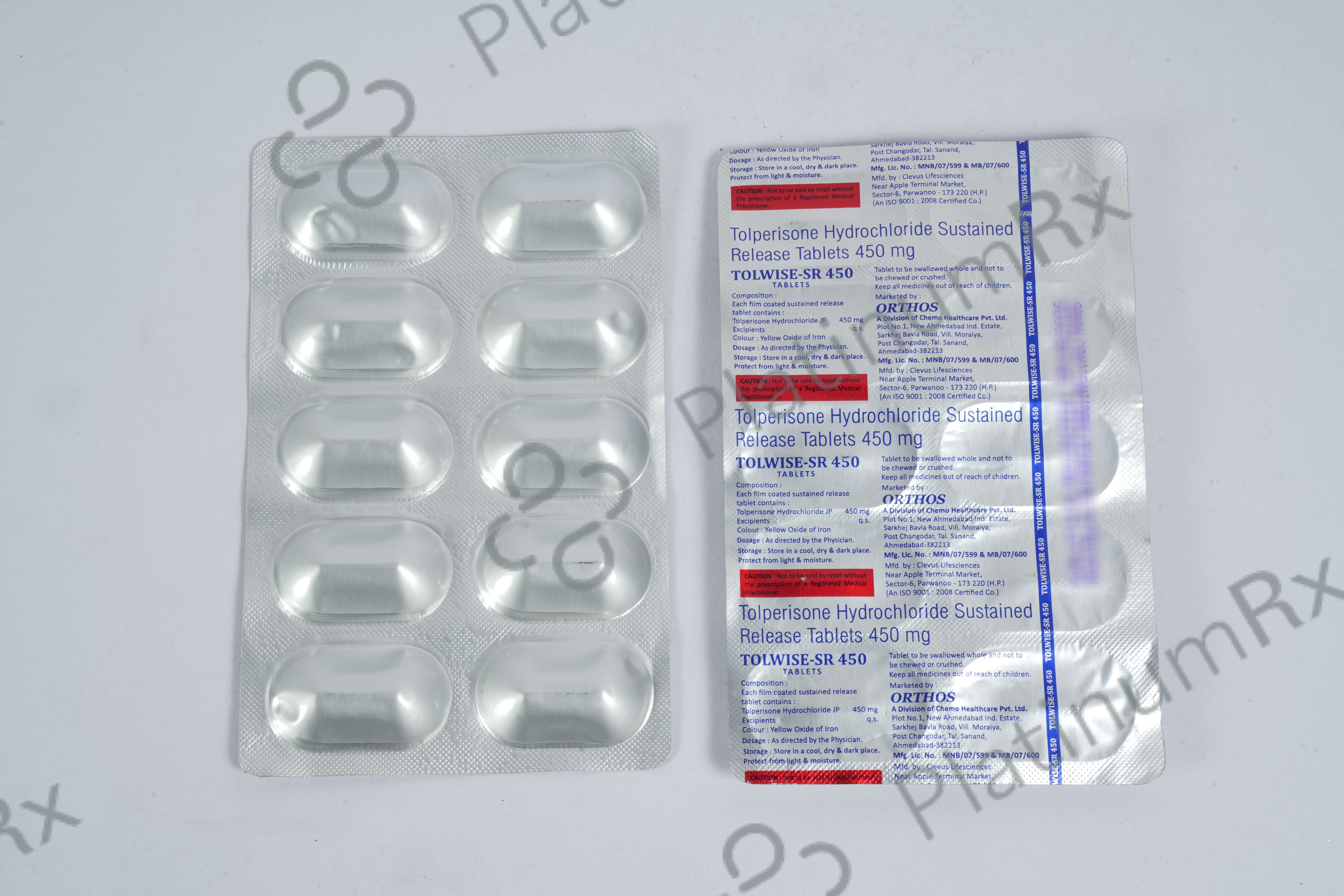 Tolwise SR 450mg Tablet ER 10s