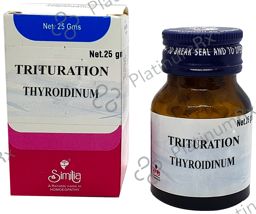 Similia Thyroidinum Trituration Tablet 6X 25 gm