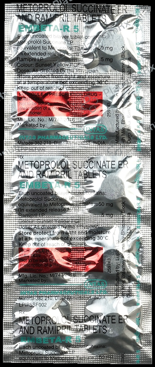 Embeta R 47.5/5mg Tablet ER 10s