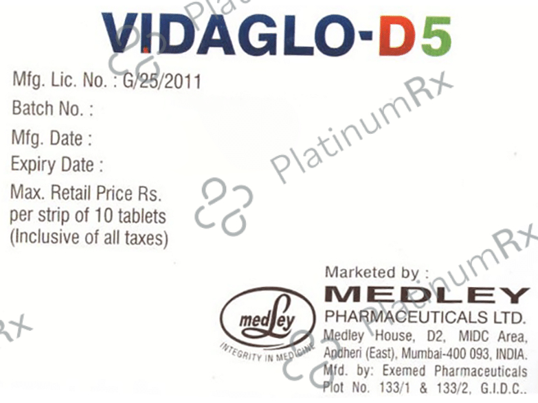 Vidaglo-D5 Tablet SR