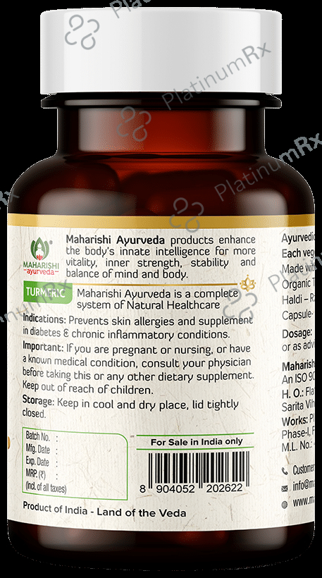 Maharishi Ayurveda Organic Turmeric Tablet