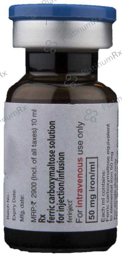 Ferinject 50mg Solution for Injection 10ml