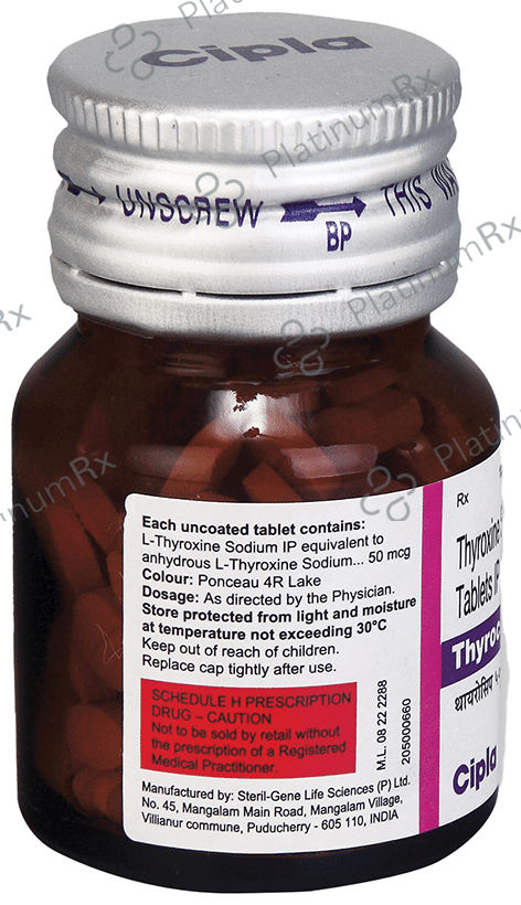Thyrocip 50 Tablet