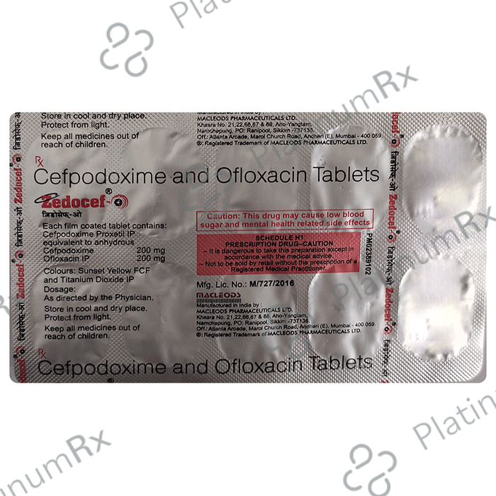 Zedocef O 200mg/200mg Tablet